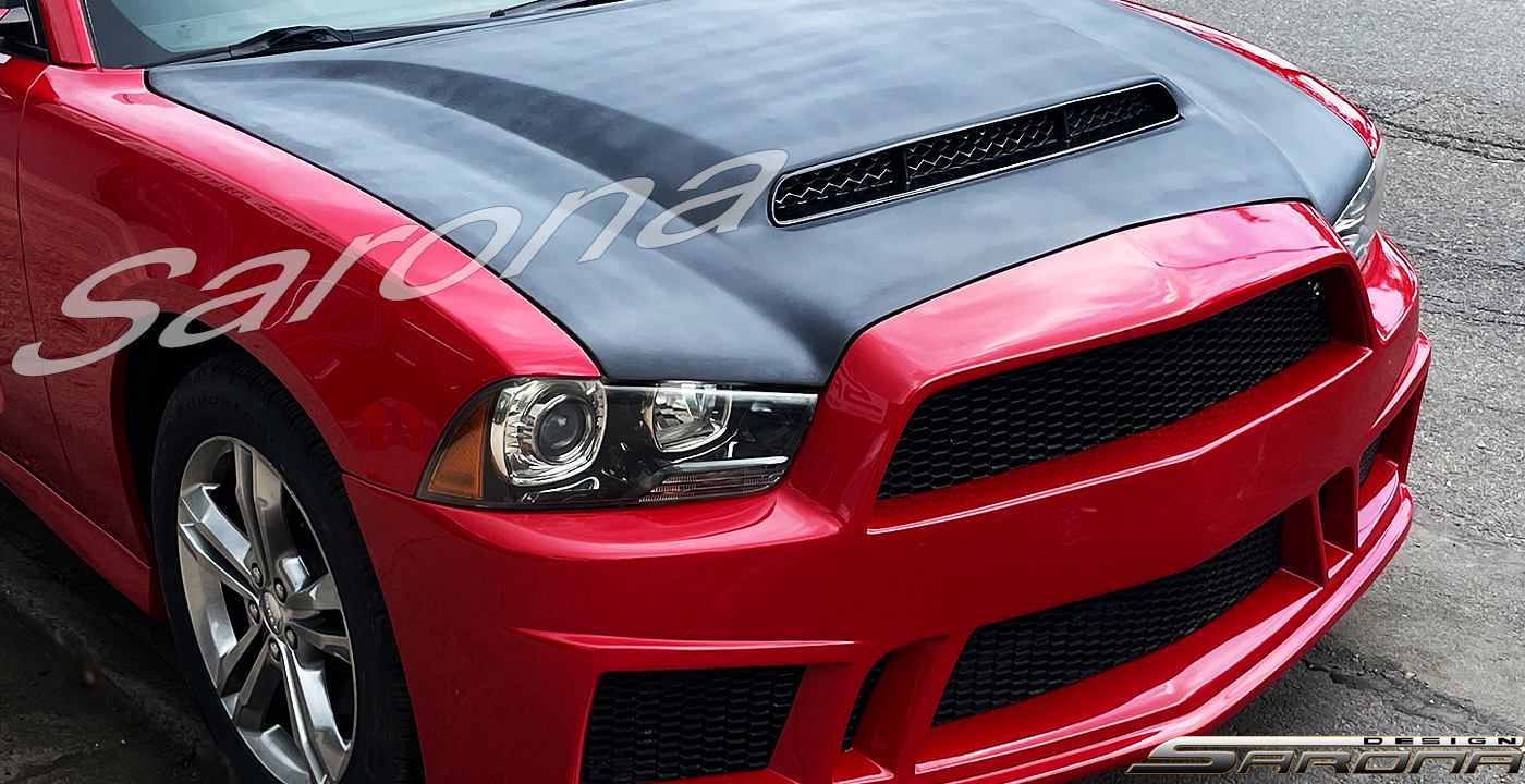 Custom Dodge Charger  Sedan Hood (2011 - 2022) - $1190.00 (Part #DG-033-HD)